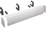 cable cover, 4-section, box fixation, Hx W x D176 x 1050 x 135mm, RAL9