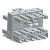 3-way distribution connector 5-pole Cod. B gray