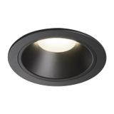 NUMINOS® DL XL, Indoor LED recessed ceiling light black/black 4000K 20°
