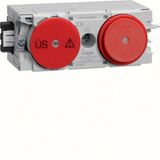 Surge-prot., Switch, C-mounted, red