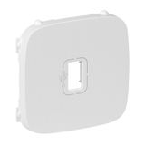 Cover plate Valena Allure - preconnected female USB socket - white