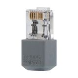 Bus termination resistor for easyNet, RJ45, 8p, 124 Ohm