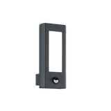 Rhine LED wall lamp anthracite motion sensor