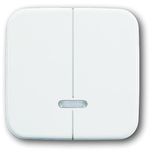 6545-214 CoverPlates (partly incl. Insert) carat® Alpine white
