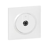 dooxie one shielded star TV socket delivered with white square plate and claws