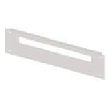 Slotted front plate 3G4 sheet steel for wiring ducts, 29MW