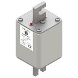 Fuse-link, high speed, 800 A, AC 660 V, Size 2, 59 x 77 x 50 mm, aR, IEC, single indicator