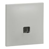 RJ11 Urbano telephone socket gray finish