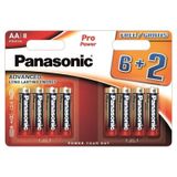 PANASONIC Pro Power LR6 AA BL6+2