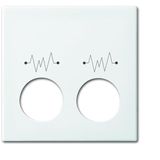 2548-021 G-914 CoverPlates (partly incl. Insert) Busch-balance® SI Alpine white