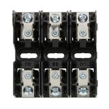 Eaton Bussmann series JM modular fuse block, 600V, 0-30A, Philslot Screws/Pressure Plate, Three-pole