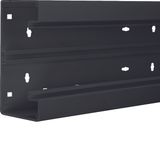 Wall trunking base front mounted BR 68x130mm lid 80mm of pvc in graphi