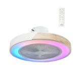 Corpi LED Ceiling Fan 35W 3500 Lm CCT RGB Hidden blades