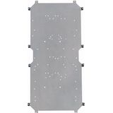 Pre-drilled mounting plate, CI48-enclosure