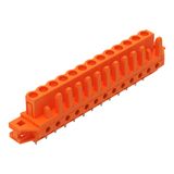 THT female header straight Pin spacing 5.08 mm orange