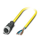SAC-5P-20,0-542/M12FS BK - Sensor/actuator cable