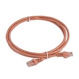 Patch cord category 5e UTP PVC light pink 2 meters