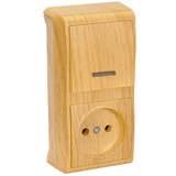 Vera Oak Il Switch - Ver Socket