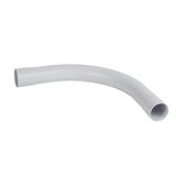 Large radius handlebar 90° IP44 Ø40mm and radius 160mm - gray RAL7035