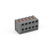 252-305 2-conductor female connector; push-button; PUSH WIRE®