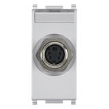 S-Video socket connector Silver