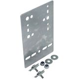 Equipot. bonding plate for wire trays Stainless steel 1.4301 - AISI 30