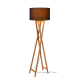 TRAFALGA. Floor lamp-Natura.-1xE27-40W-Linen