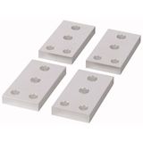 Module plate, 2-hole, vertical, 4p, 1250A