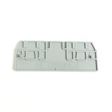 Terminal Block, End Barriers, Spring Clamp Type, Gray