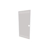 Replacement door, with vents,, white, 4-row, for flush-mounting (hollow-wall) compact distribution boards