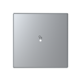 SRD-1-85PL Cover plate - free@home / KNX 1-gang sensors - Dimmer - Silver for Switch/dimmer Single push button Silver - Sky Niessen