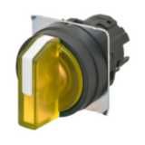 Selector A22NZ Ø22, 3 position, Lighted, bezel PLASTIC, MANUAL, COLOR