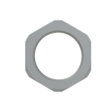 GMN-M25 LOCKNUT PA6 M25X1.5 GRY