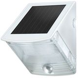 Brennenstuhl LED solar lamp with motion detector / outdoor lights with integrated solar panel and infrared motion sensor, white