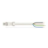 pre-assembled connecting cable Eca Socket/open-ended white