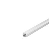 GRAZIA 20 LED Surface profile, flat, smooth, 3m, alu