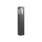 Aries Bollard 900mm Cool White Graphite