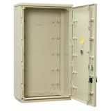 Cable management enclosure 1 door, size 0, RAL7032, IP44