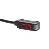 Photoelectric sensor, convergent-reflective, miniature, side view, 5-3