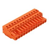 1-conductor female connector CAGE CLAMP® 2.5 mm² orange