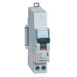 Phase+Neutral circuit breaker DNX³4500 6kA automatic terminal inlet screw terminal outlet - 1P+N 230V~ 2A curve C - 1 module