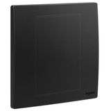 Mallia Senses - 1 gang blanking plate - Matt Black