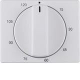 Centre plate for mechanical timer, arsys, p. white glossy