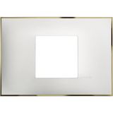 CLASSIA - cover plate 2P cen. white gold