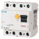 Residual current circuit breaker (RCCB), 25A, 4 p, 30mA, type A