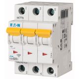 Miniature circuit breaker (MCB), 25 A, 3p, characteristic: D