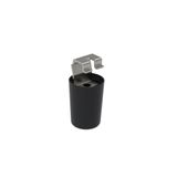 UNIPRO CBC B Ceiling bracket with cup, black