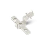 Mounting carrier 2- to 5-pole for flying leads white