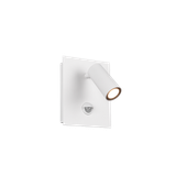 Tunga LED wall lamp 1-pc matt white motion sensor