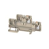 Multi-tier modular terminal, PUSH IN, 2.5 mm², 800 V, 24 A, Number of 